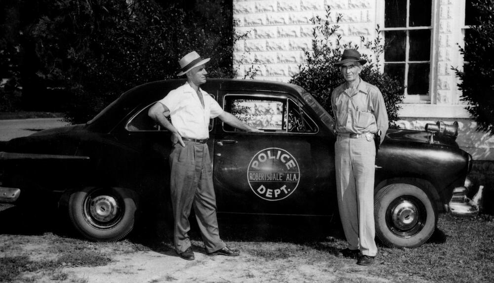 Historic Robertsdale police vehicle